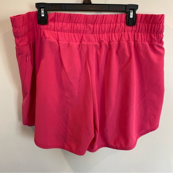 Zyia Active Womens 2XL Vault Shorts Megenta High Rise Drawstring Waist - Picture 5 of 6